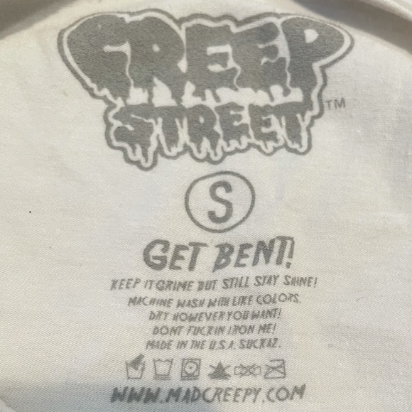 Creep Street ~ ‘NASTY’ Racerback Crop Top - Picture 5 of 8